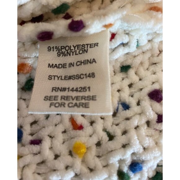 Moon & Madison Multicolor Speckled Knit Cardigan Medium - Picture 4 of 10